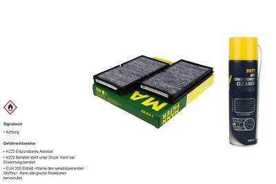 MANN FILTER Innenraumfilter MANNOL Klimareiniger für Mazda Premacy 1.9 2.0 323