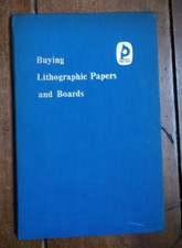 Buying Lithographic Papers & Boards PATRA 1956 * printing lithography
