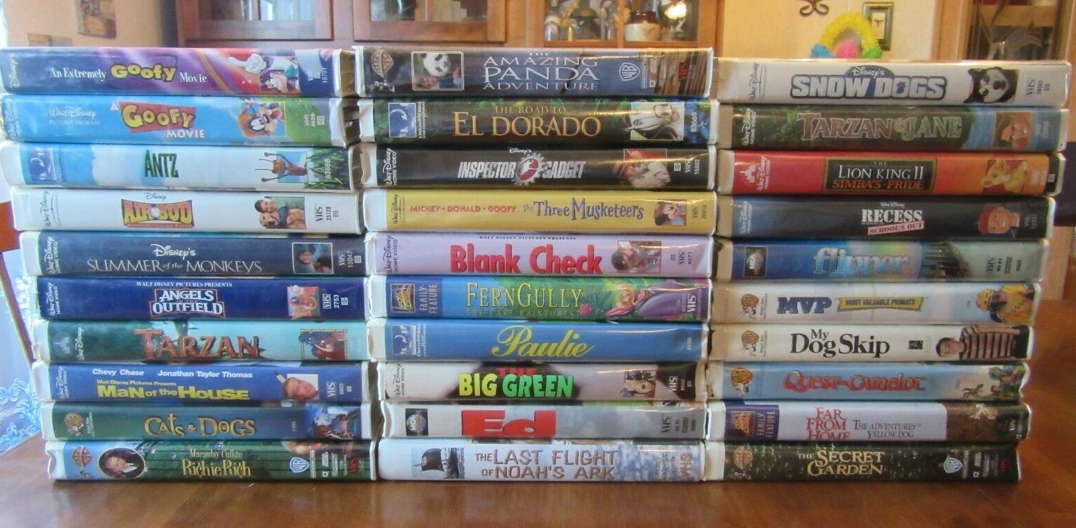 Disney Clamshell Vhs Lot Of 18 Many Classics Tested D vrogue.co