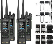 US BAOFENG UV-32 Amateur Walkie Talkie Type Aviation Radios GPS Bluetooth APP 4X