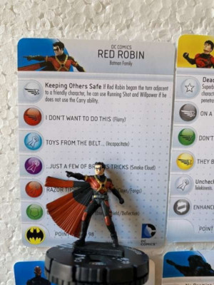 RED ROBIN #201 Teen Titans Gravity Feed Teen Titans DC HeroClix RARE