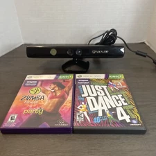xbox 360 kinect sensor With 2 Games