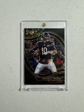 Mitchell Trubisky 2020 Select Prizm Field Level Black Disco 1/1 Chicago Bears
