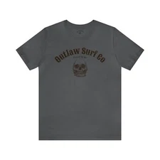Outlaw Surf Skull Logo T-Shirt