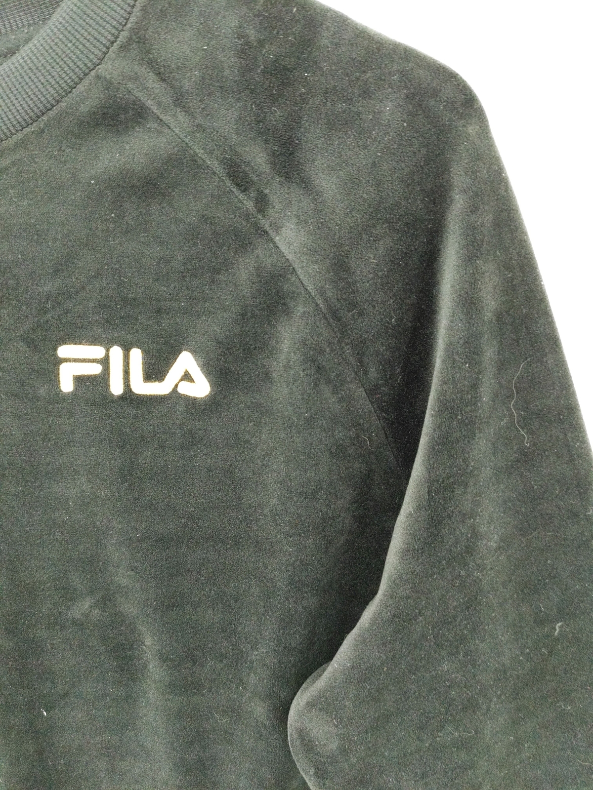 Fila Felpa Donna con Cappuccio S Nero Poliestere con Elastan Pullover