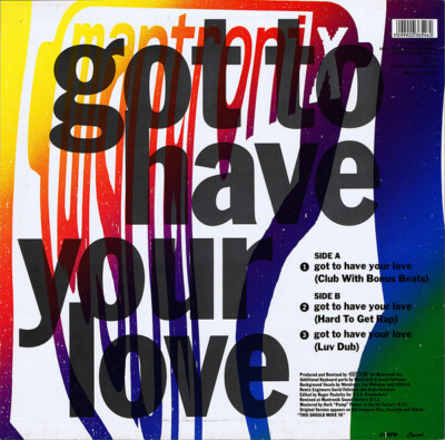 Mantronix Featuring Wondress Hutchinson - Got To Have Your Love