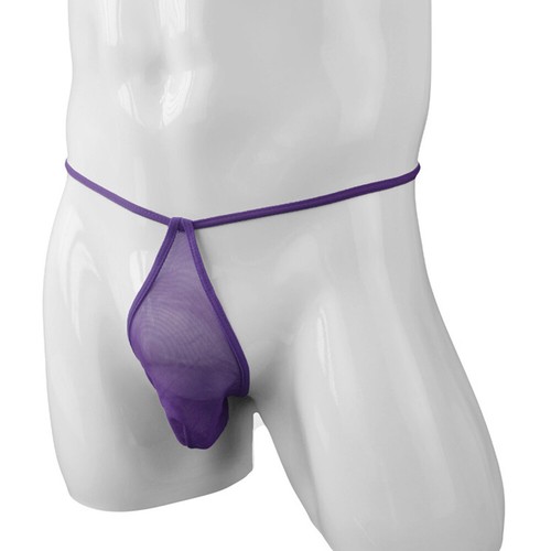 Sexy Mens Spandex G-string Micro Thong Pouch Briefs Bikini T-Back Underwear╮ ☥ - Afbeelding 12 van 18