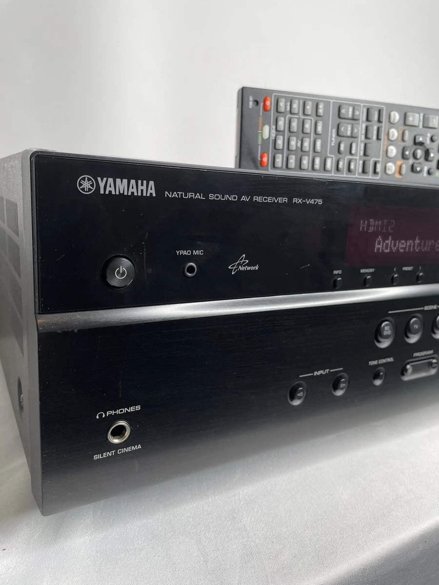 Yamaha RX-V475, 5.1 A/V Network Receiver, Bundled w/remote-80Wx5