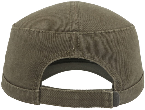 Fishing military chino cotton cap in khaki camo/ olive green - Picture 4 of 4