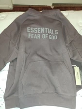 Fear Of God Essentials Plum Hoodie Sz 2xl, XXL New