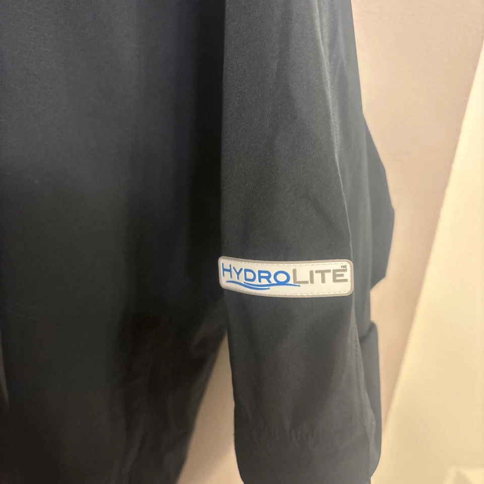 FootJoy DryJoys HydroLite Jacket Mens Large Black Golf Rain Waterproof Full Zip - Image 4 of 4