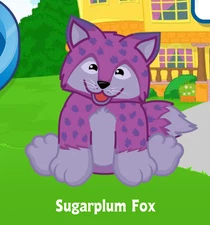 Webkinz Classic SUGAR PLUM FOX Virtual Adoption CODE ONLY Webkinz Holiday Fox