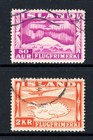 Iceland Postage Stamps - 1934 - #C18 & C20 - USED