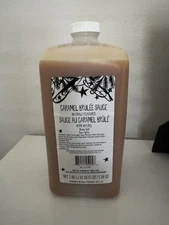 New ( Seasonal )Sealed Caramel Bruleé Sauce 63oz Best By Date 02-26