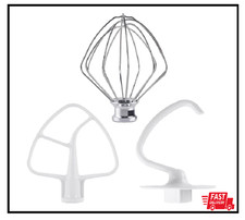 3-Piece Kit Attachments for Kitchenaid Tilt-Head Stand Mixer, Accessories Stainl