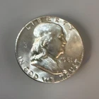 1961 Franklin Half Dollar 90% Silver – AU/UNC – Nice Detail – U.S. 50¢ Piece.