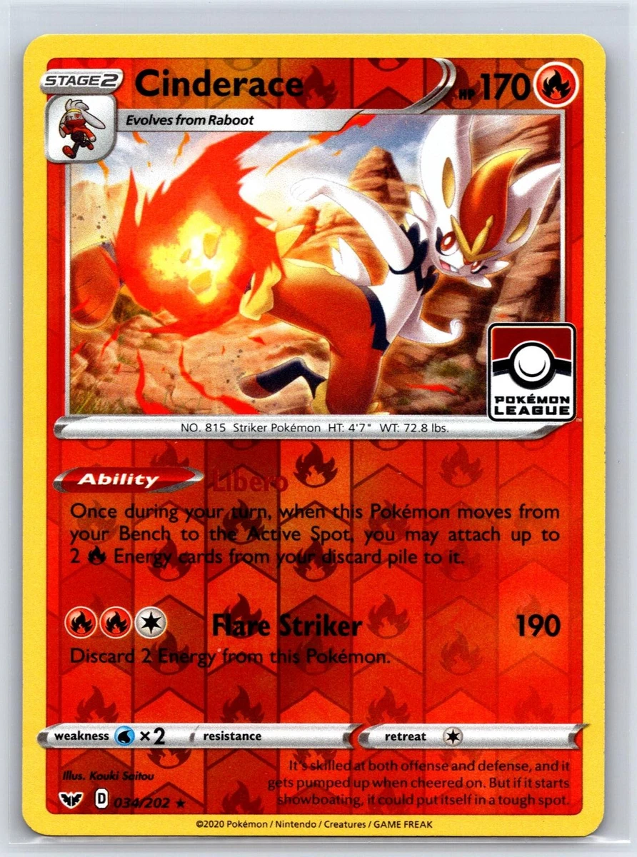 Cinderace Pokémon TCG Cards for sale