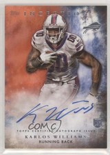 2015 Topps Inception Rookie Auto Orange 2/50 Karlos Williams #RA-41 Auto y0i