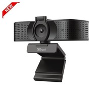 Trust Teza 4K Ultra HD Webcam, 3840x2160, 2 Integrated Microphones and Autofocus
