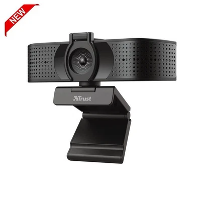 Trust Teza 4K Ultra HD Webcam, 3840x2160, 2 Integrated Microphones and Autofocus - Image 1 of 4