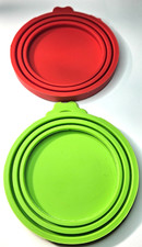 2 Pack Pet Food Can Covers Universal Can Lids Safe/Silicone Dogs Cats and more
