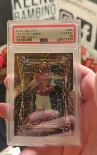 2024 Panini Obsidian - Jayden Daniels #194 International (RC)