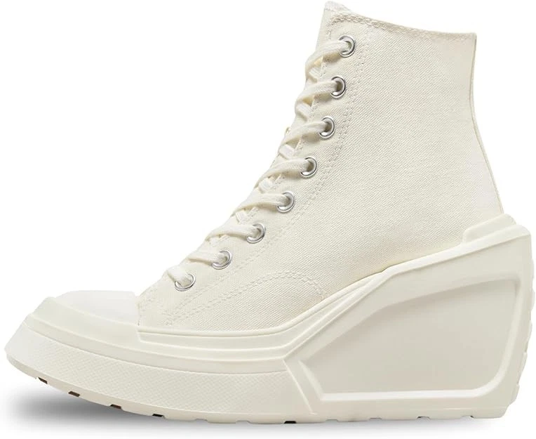Converse Chuck 70 De Luxe Wedge Platform Heel Boots White 8 New A06479C - Image 4 of 4
