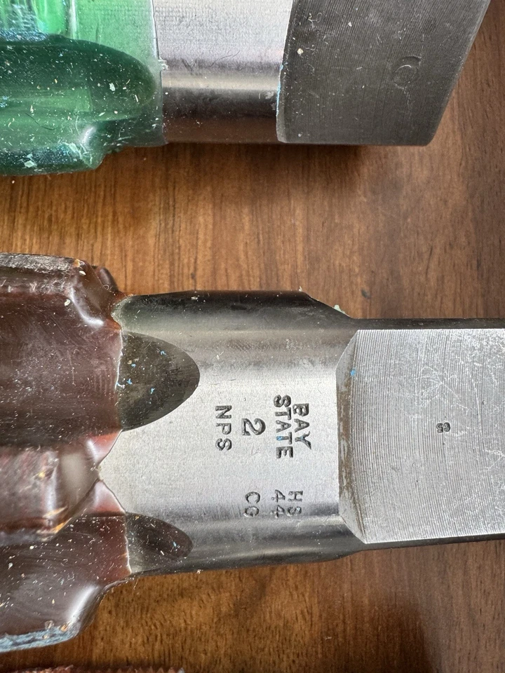 Lote de 6 grifos de acero de alta velocidad Foto 4 de 4