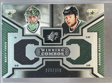 2005 SPx Marty Turco Brenden Morrow Winning Combos Dual Patch /350 Dallas Stars