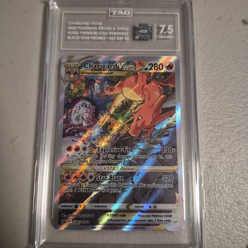Charizard VSTAR graded TAG 7.5 for sale on eBay