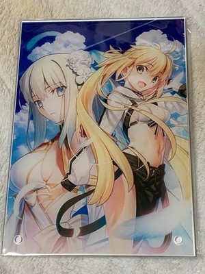 Fate/Grand Order Acryl Panel Set Altria Caster Morgan 10th Anniversary