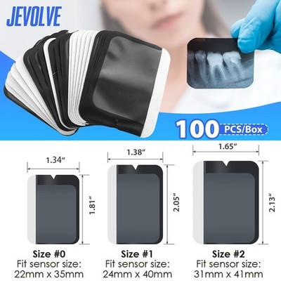 X-Ray Barrier Envelopes Half Side Tear Dental Phosphor Plate Barrier Envelope