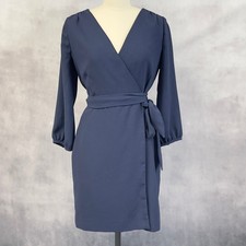 JCrew Crepe Wrap Dress Womens 2 Elegant Minimalist Preppy Old Money Office