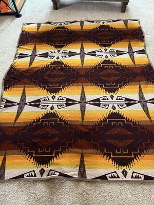 #ad #ad Very Rare Oregon City Indian Trade Blanket 71 1 2” X 58” 1920 1935 $395.00