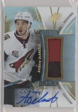 2016-17 SPx Rookies Gold Patch Auto /99 Anthony DeAngelo #R-AD Patch Auto ev1