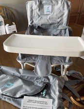 Hiccapop Omniboost Travel Booster Seat with Tray for Baby With Bag Gently Used