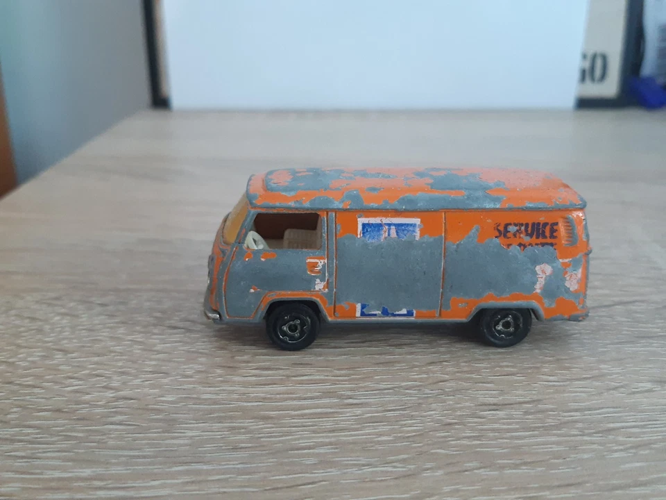 Fourgon VW Volkswagen (1/60) Service Autoroute Orange - Majorette - N°244 - Photo 3/4