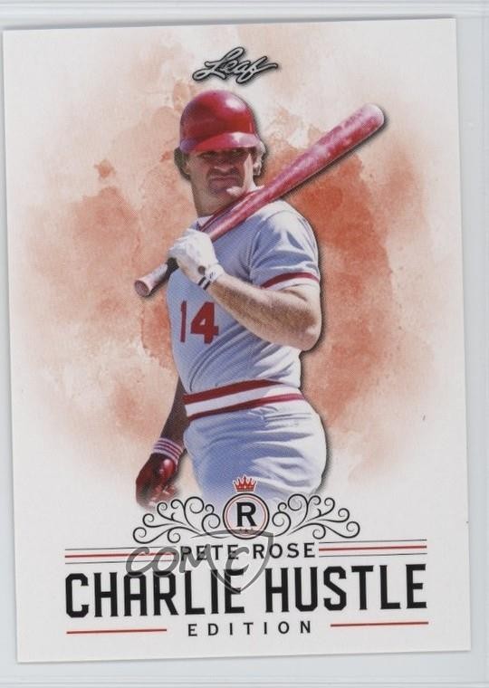 2020 Leaf Charlie Hustle Edition Pete Rose #03 1ti6
