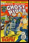 Marvel Spotlight #10 (Ghost Rider) Very Nice Bronze Age Vintage Comic 1973 FN