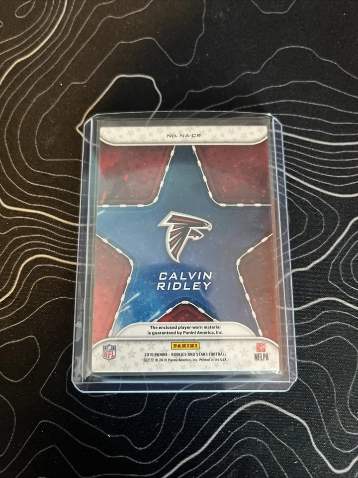 2019 NFL Authentic Panini rookies and stars Calvin Ridley player used patch. - Image 4 of 4