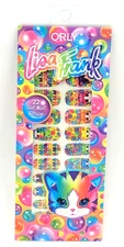 Orly Beauty Lisa Frank 22 Gel Nail Strips Kitten Bubbles