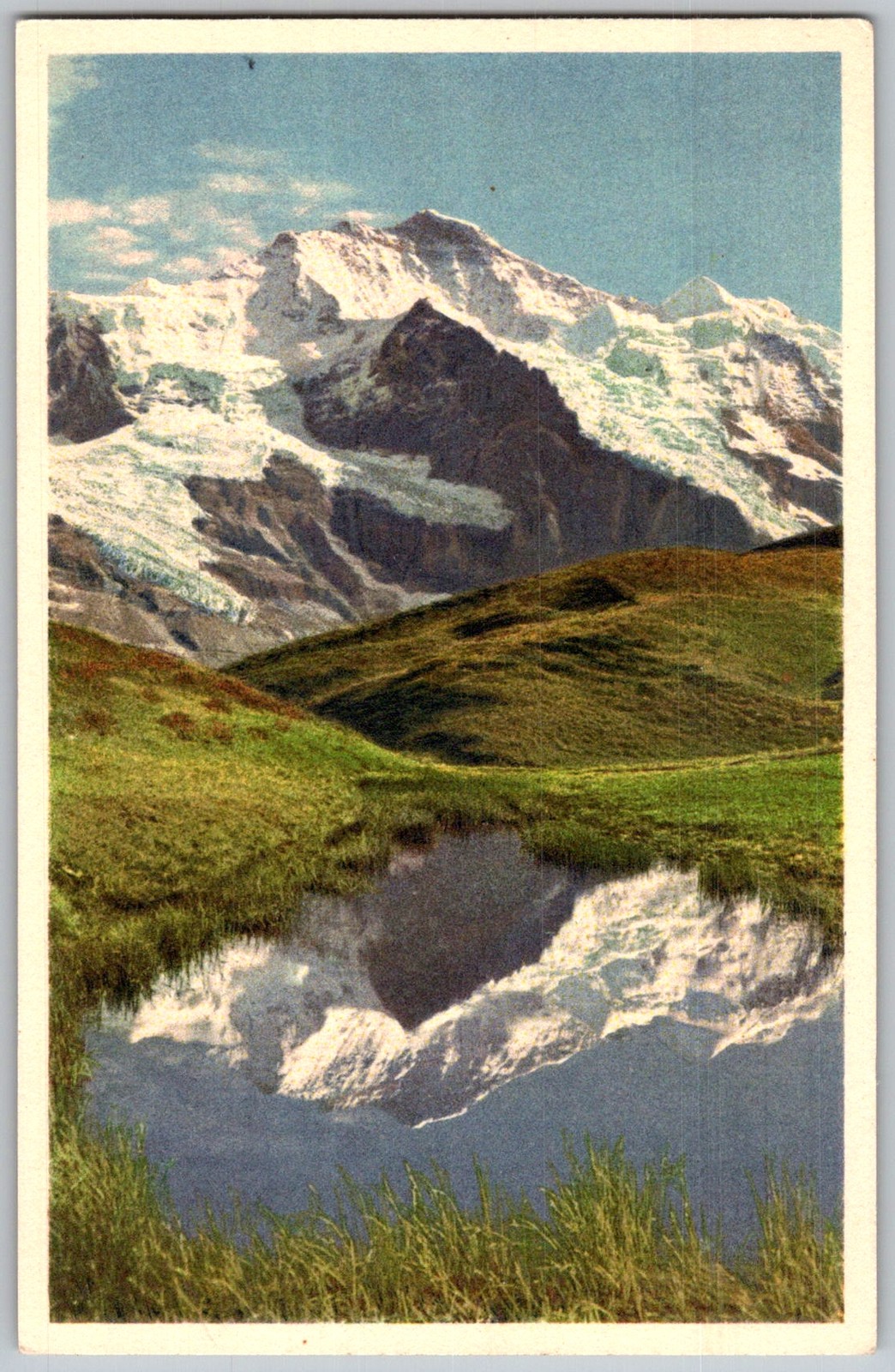 Vtg Postcard Jungfrau Kleine Scheidegg, Switzerland 1930s