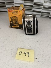Kodak Duaflex Camera Kodet Lens 620 Film Vintage With Original Box Untested