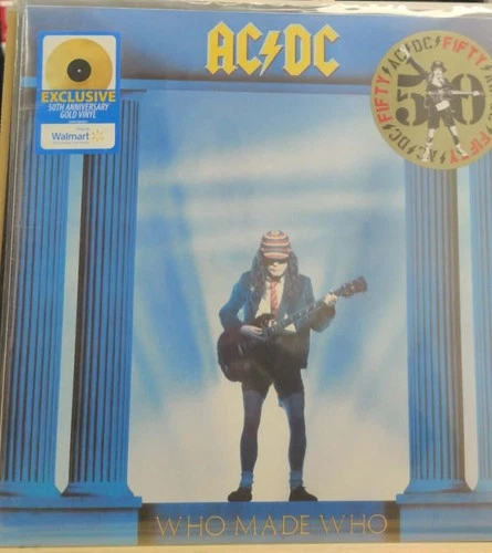 AC/DC, Who made Who; 50th Anniv. Gold vinyl: sealed V-5- 0083