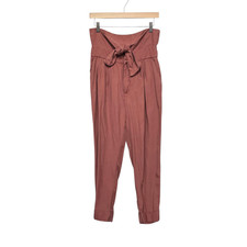 Cartonnier Anthropologie Pants Womens 6 High Rise Tie Waist Tencel Trousers