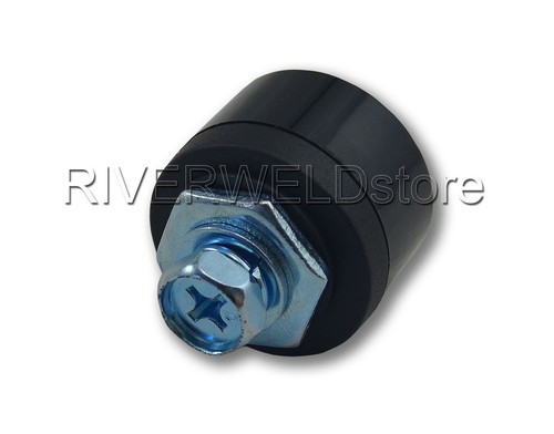 Enchufe de panel de cable de soldadura TIG Dinse montaje rápido rojo y negro DKZ10-25 2 piezas - Imagen 5 de 8