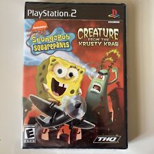 PS2 SpongeBob Creature from the Krusty Krab 2006 BRAND NEW SEALED PlayStation 2
