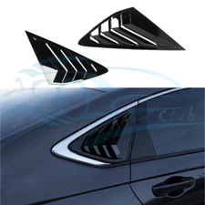 For Honda Accord 2023-2024 Glossy Black Side Vent Window Quarter Louver Cover e