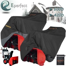 Heavy Duty Two Stage Snow Blower Thrower Cover Waterproof UV Dust Protector Tarp