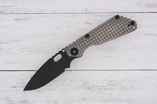Mick Strider SnG Spearpoint FFG Grind – Black/Two Tone Full Titanium MEFP